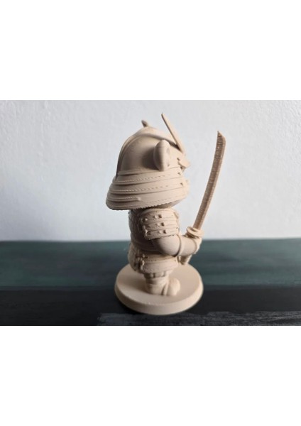 CRAFTSY3D Samuray Kaplan Savaşçı Figür – 3D Baskı Dekoratif Koleksiyon Ürünü