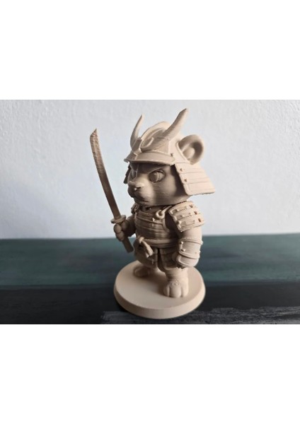 CRAFTSY3D Samuray Kaplan Savaşçı Figür – 3D Baskı Dekoratif Koleksiyon Ürünü fırsatları