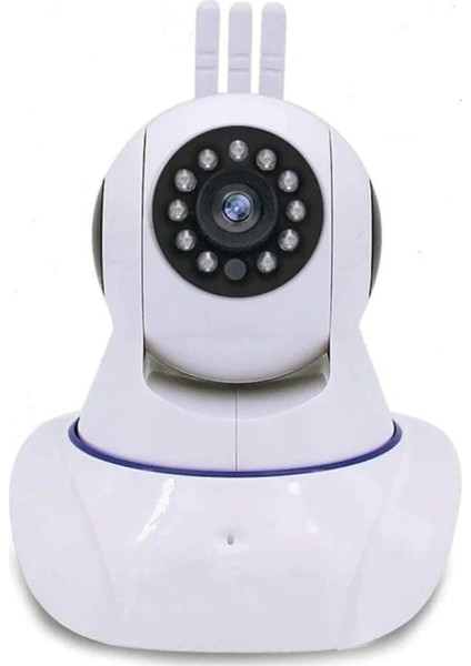 Buğz Gece Görüşlü Hd 360 Derece Wifi Ip Kamera Bebek Kamerası