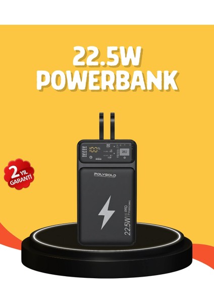 Buğz Powerbank 10000 Mah Dijital Göstergeli Taşınabilir