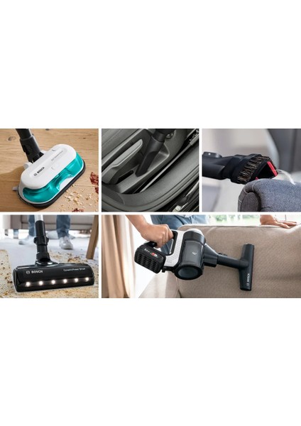 BCS71HYG1 Unlimited 7 Prohygienic Kablosuz Dikey Süpürge Akseuar Setli Hepa Filtreli & Alerji Dostu