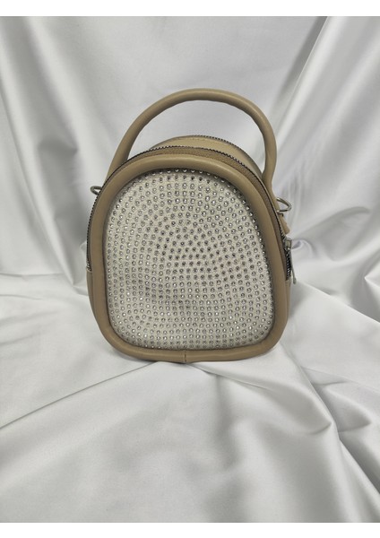 Modern Taşlı Omuz Çantası