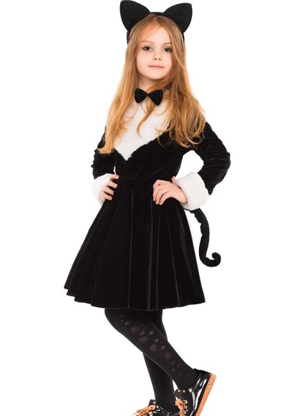 Buğz Kedi Kostüm Taç Kuyruk Papyon Seti 1 Adet fırsatları