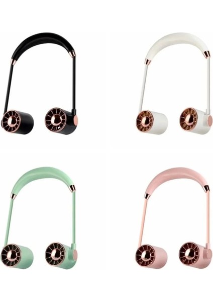 Buğz Boyunluk Fan Hava Soğutucu Vantilatör Boyuna Asmalı Şarjlı 3 Kademeli Mini Klima Siyah fiyatları