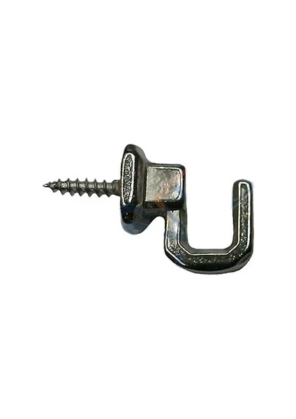 Buğz Vidalı Kanca, Askı Küçük - 15X18MM, Nikel - 1 Adet