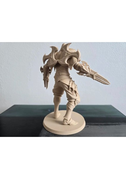 CRAFTSY3D Zed Gölge Suikastçı Figür – 3D Baskı Dekoratif Koleksiyon Ürünü