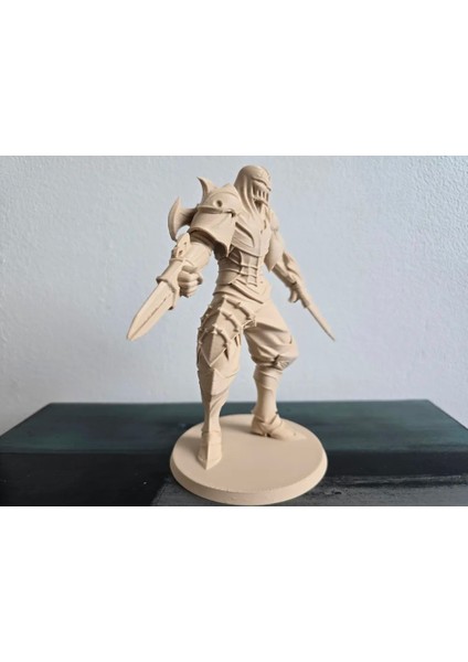 CRAFTSY3D Zed Gölge Suikastçı Figür – 3D Baskı Dekoratif Koleksiyon Ürünü modelleri