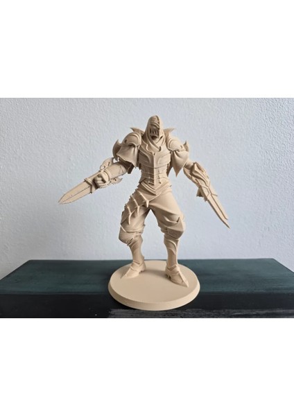 CRAFTSY3D Zed Gölge Suikastçı Figür – 3D Baskı Dekoratif Koleksiyon Ürünü fırsatları