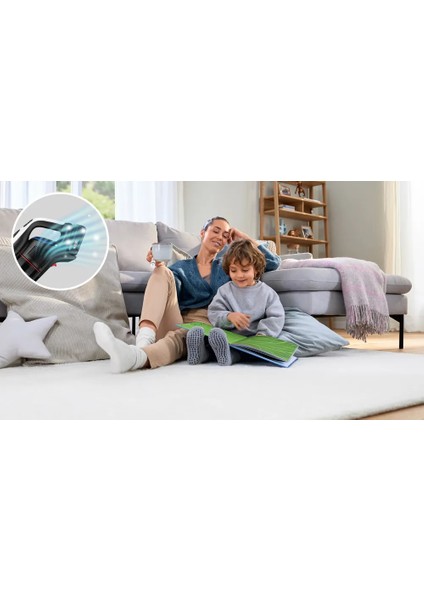 BCS931WBA Unlimited 9 Aqua Kablosuz Dikey Süpürge Hem Siler Hem Süpürür 2'si 1 Arada Çift Bataryalı