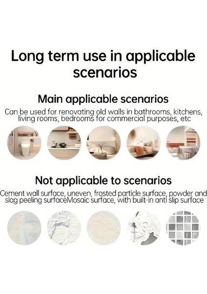 Buğz Gri Mermer Desen Duvar Sticker (30*30)