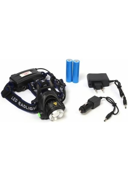 Buğz F-823A Su Geçirmez Şarjlı Kafa Lambası