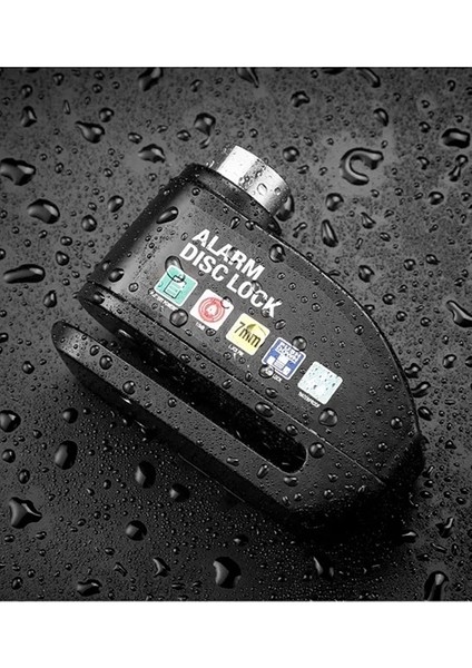 Buğz Alarmlı Disk Kilidi Motorsiklet Scooter Bisiklet Sesli Alarm 110 Desibel Yüksek Ses indirimleri