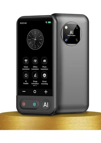 Buğz Kameralı 140 Dilde Wifi Özellikli Translator Elektronik Çeviri Cihazı Türkçe Menü