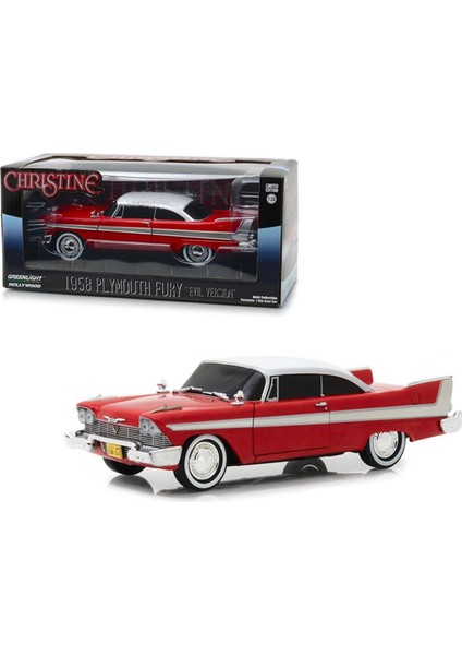 Hollywood – 1:24 1958 Plymouth Fury “christine” (Evil Version) –diecast Model Araba