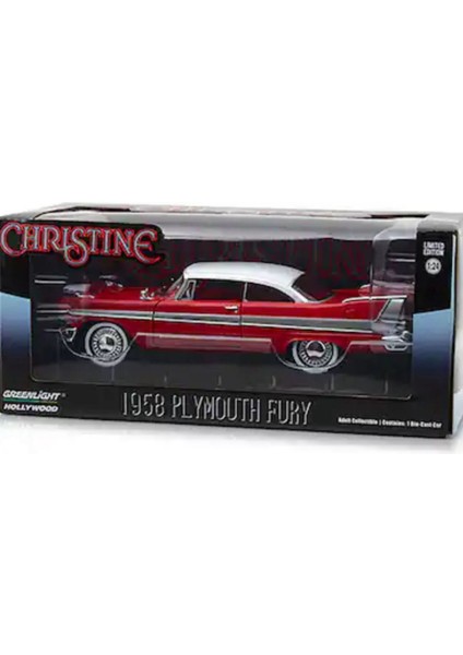 Hollywood – 1:24 1958 Plymouth Fury “christine” (Evil Version) –diecast Model Araba fırsatları