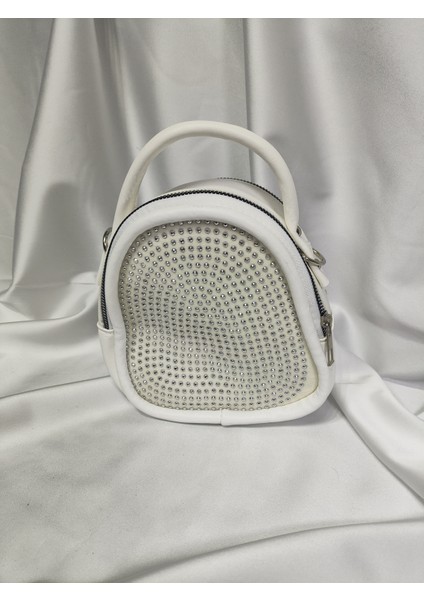 Modern Taşlı Omuz Çantası