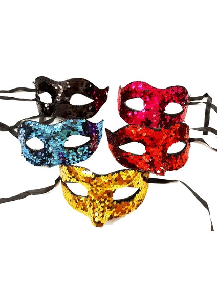 Buğz Siyah Renk Lazer Kesim Üzeri Kristal Taşlı Metal Lüks Maske Balo Parti