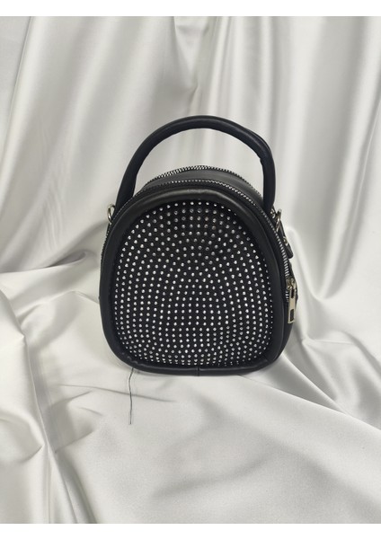 Modern Taşlı Omuz Çantası