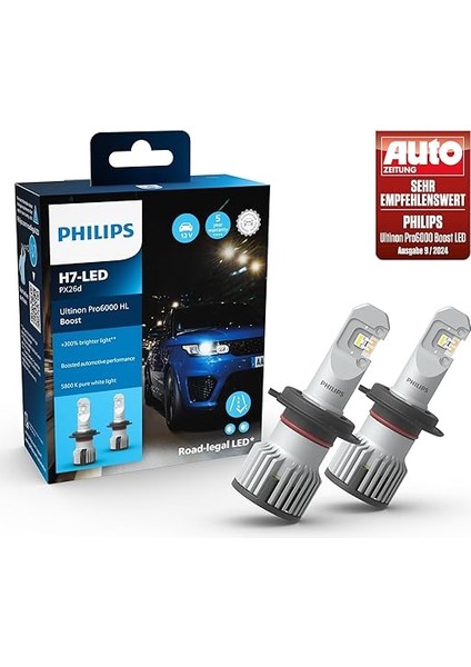 Ultinon PRO6000 Boost H7 LED – "%300 Daha Parlak, 5800K Saf Beyaz Işık," fiyatları