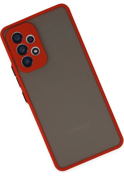 Samsung Galaxy A23 4g Kılıf Montreal Silikon Kapak - Kırmızı fiyatları