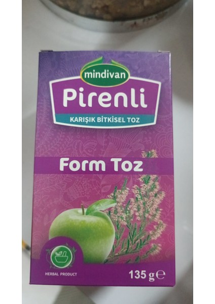 Pirenli Bitkisel Karışım Form Tozu 135G