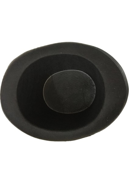 Buğz Yetişkinler Için Siyah Renk Ringmaster Sihirbaz Şapkası Fötr Şapka 15 cm