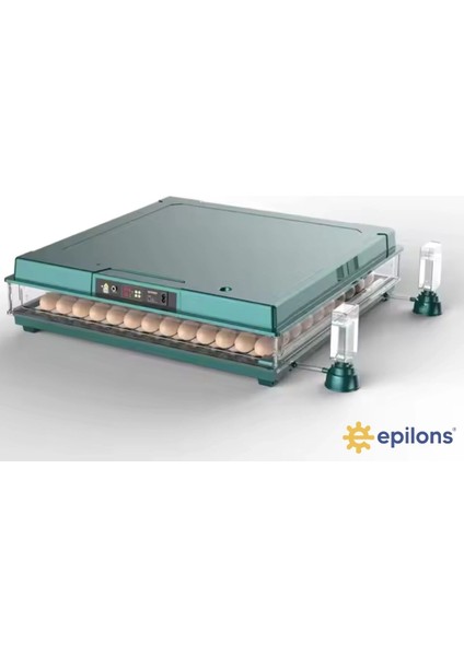 Slim Yeni Model 130’LU Gün Sayaçlı Otomatik Kuluçka Makinesi – Tavuk Kaz Ördek Kuş Yumurtası Uyumlu