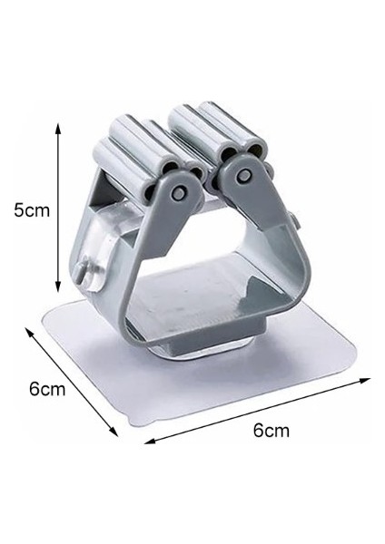 1 Adet Yapışkanlı Pratik Mop Tutucu Beyaz modelleri