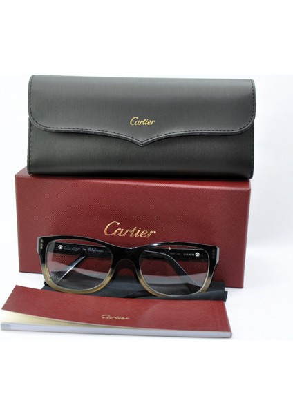 Cartıer Prımere Black Brown Hand Made T81001005 Siyah Kahverengi Unısex Gözlük