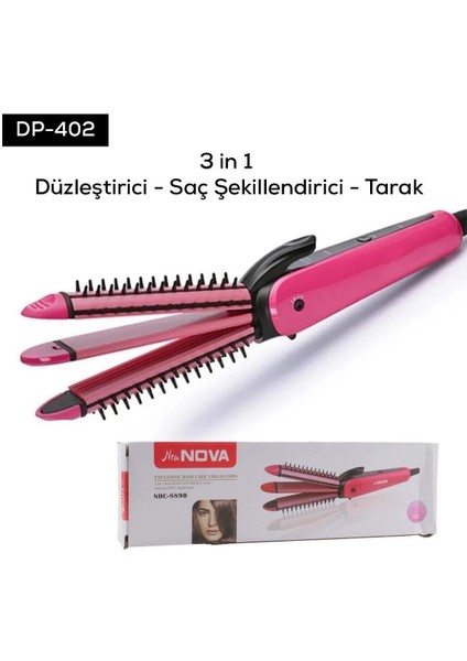 Buğz Dempower Kalın Başlıklı Rulo Taraklı Maşa