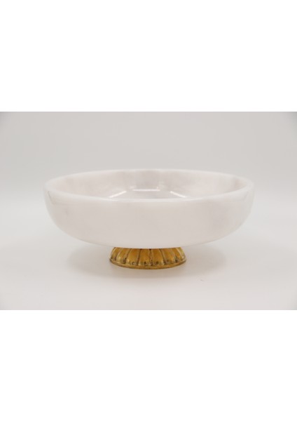 El Yapımı Dekoratıf Mermer Taşlı Bronz Desenli Kase modelleri