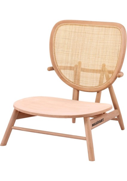 Cras Ince Hasırlı Kelebek Berjer Cilasız Ham