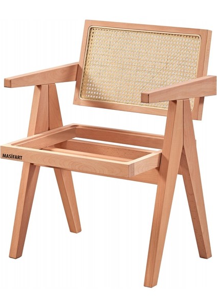 Flos Hasırlı Luna Berjer Cilasız Ham