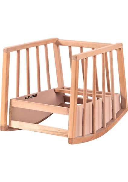 Ceviz Çıtalı Sallanır Cilasız Ham