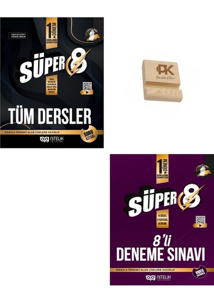 Nitelik Lgs 8. Sınıf 1. Dönem Konuları Tüm Dersler ve 8li Deneme Sınavı