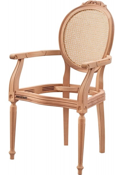 Columba Hasırlı Oymalı Tornalı Berjer Cilasız Ham