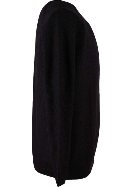 O Yaka Siyah Erkek Kazak 18061 fiyatları