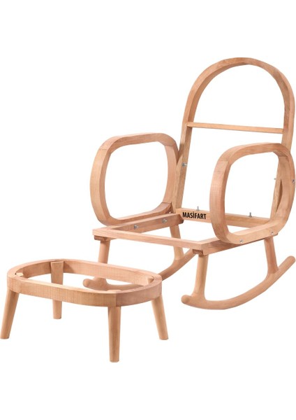 Ceviz Kubbeli Sallanır Cilasız Ham