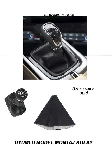 Seat Cordoba Uyumlu Araç,araba,oto Vites Körüğü Siyah Dikiş fırsatları