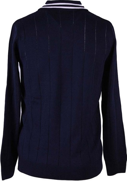 V Polo Lacivert Erkek Kazak 18046 modelleri