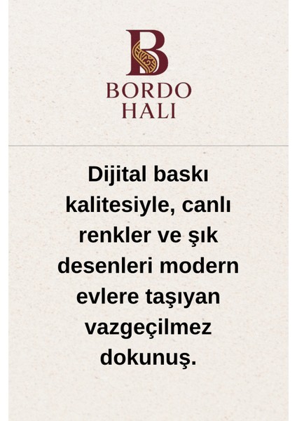 Yıkanabilir Kaymaz Taban Halı Mutfak Dekor Yolluk Koridor Halısı Salon Halısı