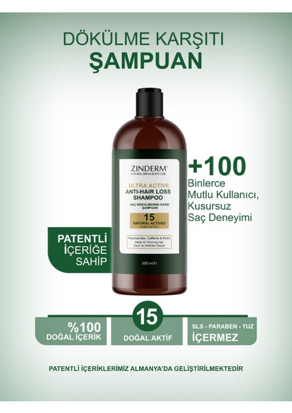 Saç Dökülmesi Karşıtı Hızlı Uzamaya Yardımcı Güçlendirici Keratin, Biotin 15 Aktifli Şampuan 500 ml fırsatları