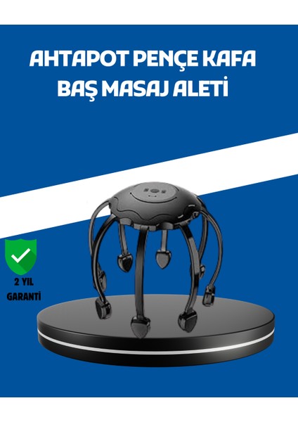 Elektrikli Saç Derisi Aleti Çok Noktalı 8 Kollu Titreşimli