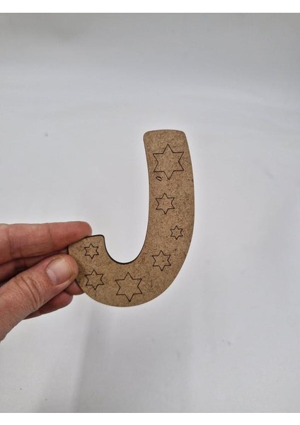 1 Adet Ahşap J Harfi Boyama Okul Dıy Etkinlik Aktivite Sanat 10 cm fiyatları