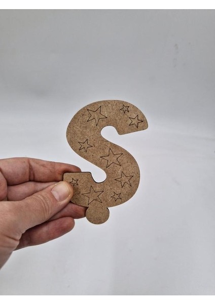 1 Adet Ahşap Ş Harfi Boyama Okul Dıy Etkinlik Aktivite Sanat 10 cm fiyatları