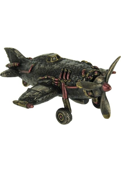 Veronese Design Steampunk Tarzı Tek Pervaneli Uçak Heykeli fırsatları