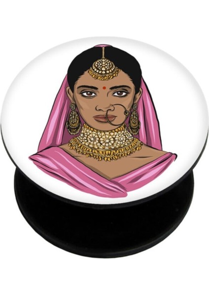 Popsocket Dijital Baskılı Telefon Tutacağı Telefon Parmak Tutucu Popsoket PS1493