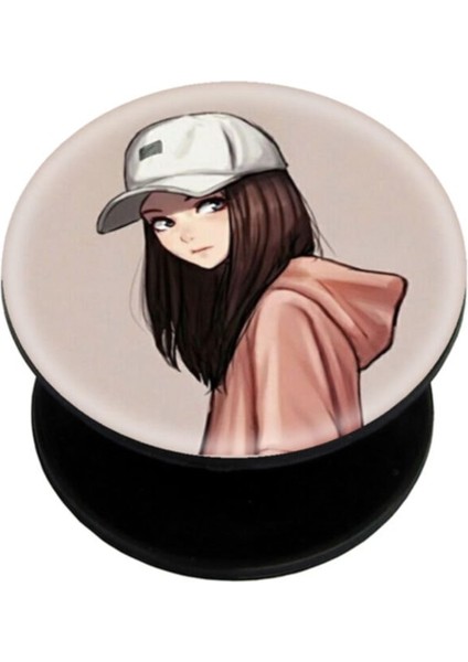 Popsocket Dijital Baskılı Telefon Tutacağı Telefon Parmak Tutucu Popsoket PS1807