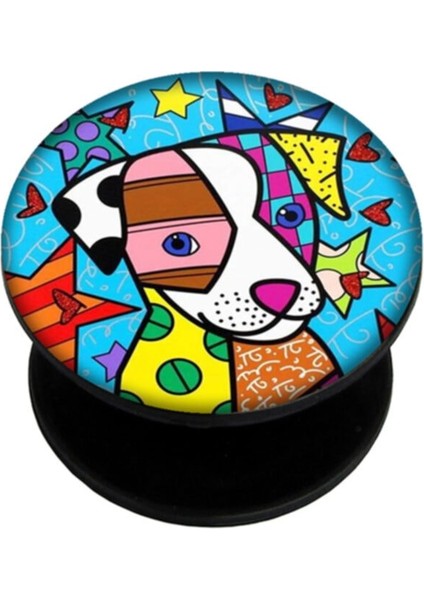 Popsocket Dijital Baskılı Telefon Tutacağı Telefon Parmak Tutucu Popsoket PS1831