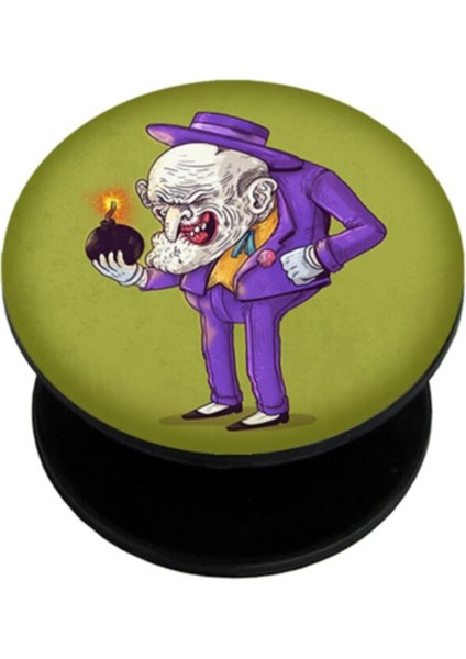 Popsocket Dijital Baskılı Telefon Tutacağı Telefon Parmak Tutucu Popsoket PS1644